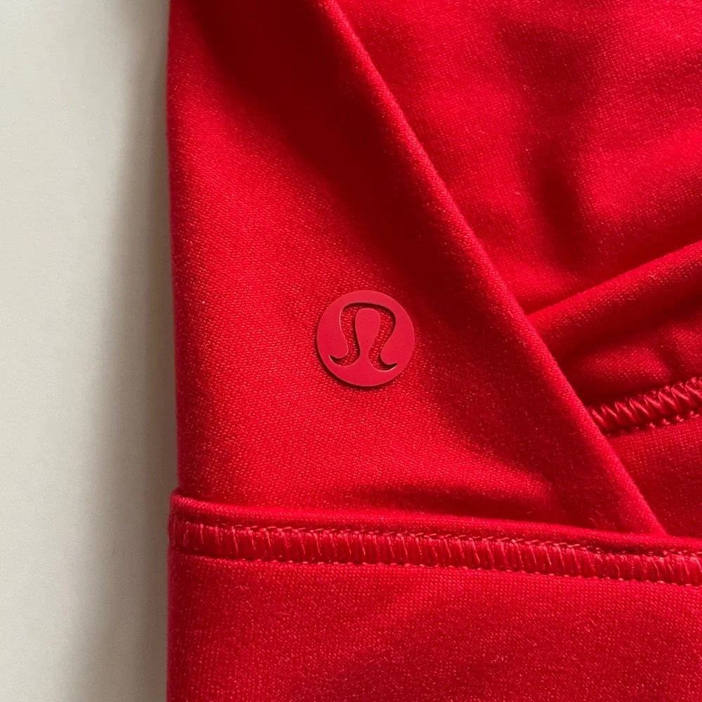 Lululemon Triangle Bralette Soft Nulu Red Wireless Non-Padded Bra